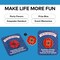 4th of July Patriotic Red Poppy Flower Metal Pins with Card 12 Pieces